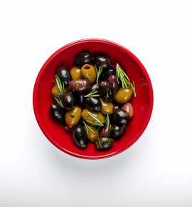 Homemade olives